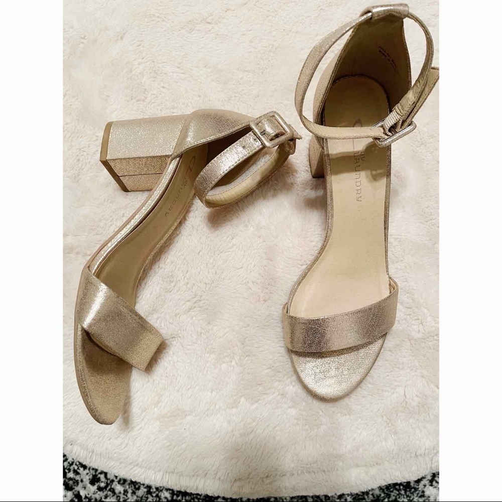 Gold Chinese Laundry heels